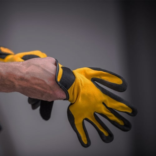 رزین دستکش صنعتی